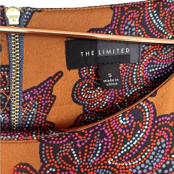 THE LIMITED Paisley Print Tunic Dress size small - Picture 2 of 4